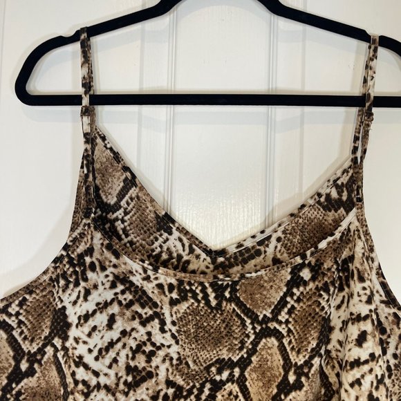 Animal Snake Skin Cami Tank Top 1X - Picture 12 of 13